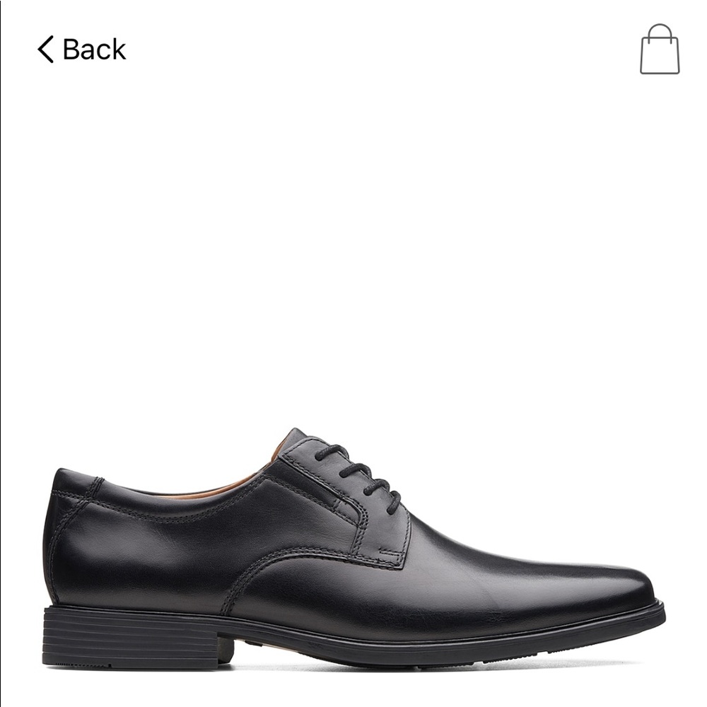New clarks tilden plain Oxford shoes - Picture 4 of 15